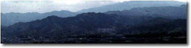 大野城から天拝山の写真